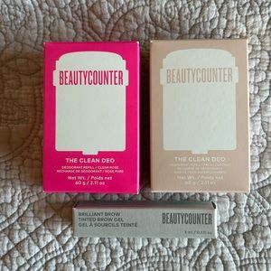 NEW Beautycounter Clean Deos and Brow Gel